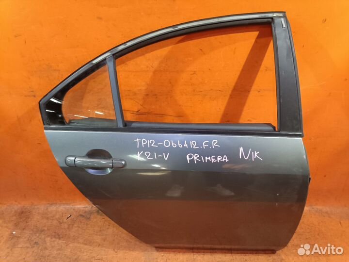 Дверь Nissan Primera TP12 (Заднее Правое)