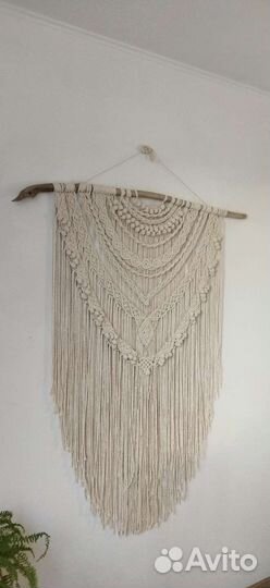 Макраме панно, салфетки, декор, абажур