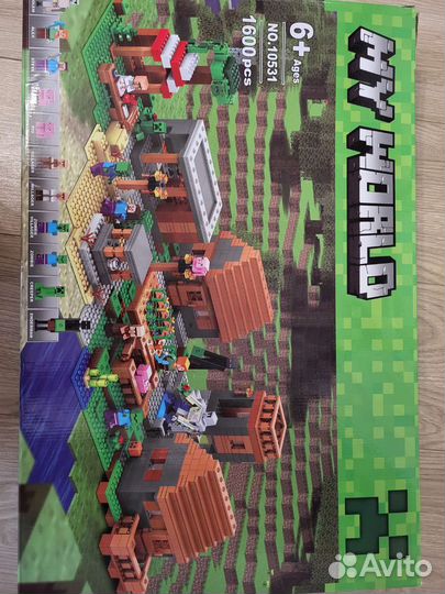 Конструктор Майнкрафт Большая деревня