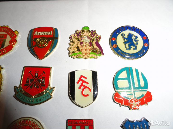 Значки Англия. The F.A. Premier League. Футбол