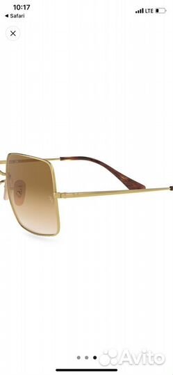 Солнцезащитнве очки ray ban (в квадратной оправе)