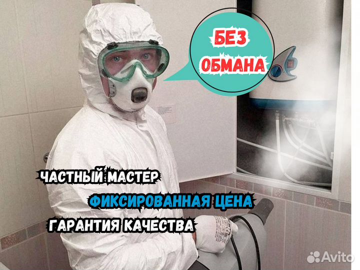 Уничтожение тараканов, дезинфекция, дезинсекция