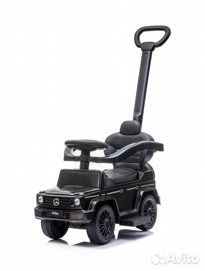 Машинка каталка с родительской ручкой Mercedes