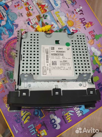 Магнитола Шевроле Круз Рестайл с рамкой GM