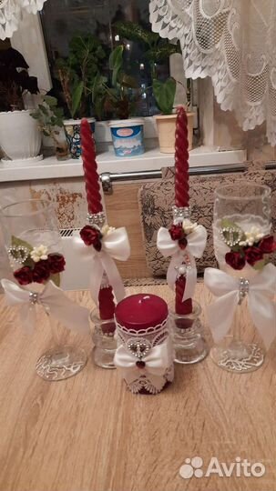 Свадебный букет набор