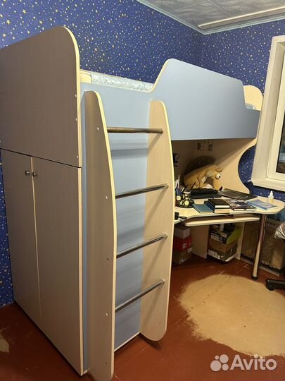 Детская кровать чердак