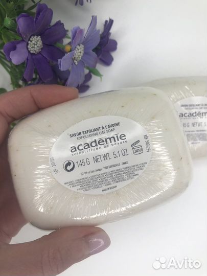 Мыло с овсянями хлопьями Academie