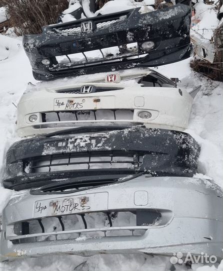 Honda Jazz Fit бампер передний задний тюнинг