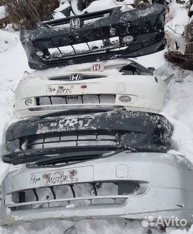 Honda Jazz Fit бампер передний задний тюнинг