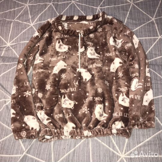 Плюшевая толстовка