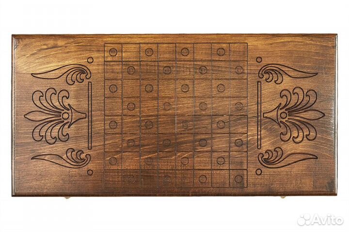 Нарды и шашки резные Ночная звезда 62 х 64 см бук Армения 62649