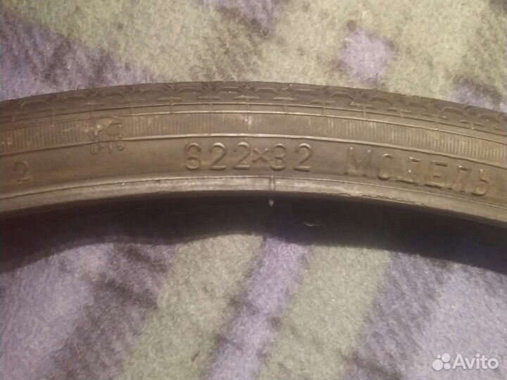 Две покрышки с камерами шоссейные 28, старт-шоссе