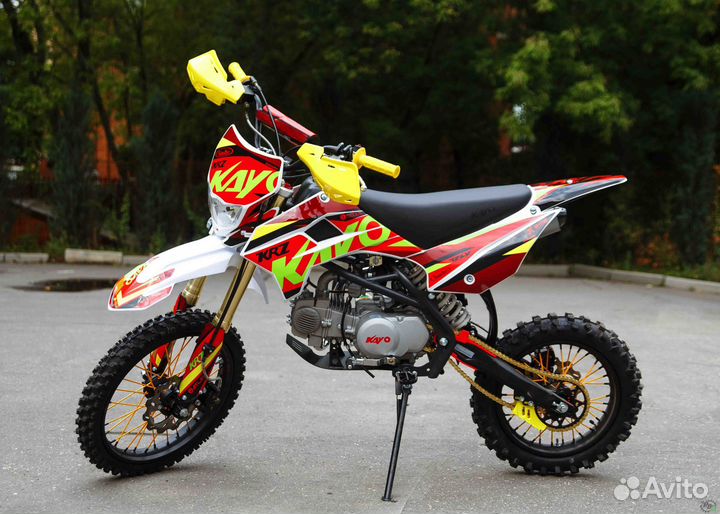 Питбайк Kayo YX150 красный