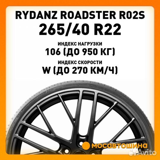 Rydanz Roadster R02 265/40 R22 106W