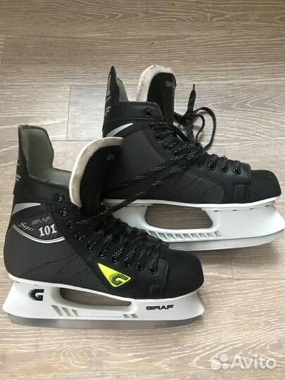 Коньки Graf 101 хоккейные мужские 44-45 р