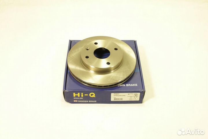 Диск тормозной передний вентилируемый Sangsin brak