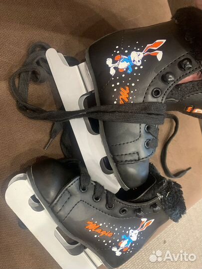 Коньки детские двухполозные