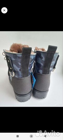 Берцы зимние для мальчика 34 размер