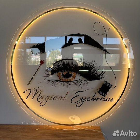 Вывеска для бизнеса и интерьера