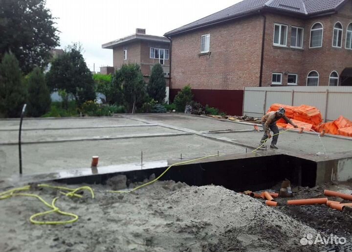 Заливка фундамента под ключ