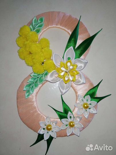 Открытки ручной работы, магнит к 8 марта