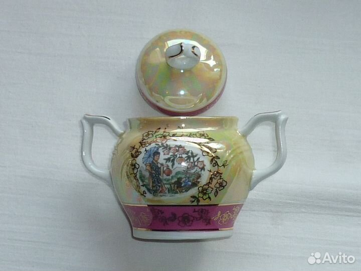 Фарфоровый кофейный сервиз гдр