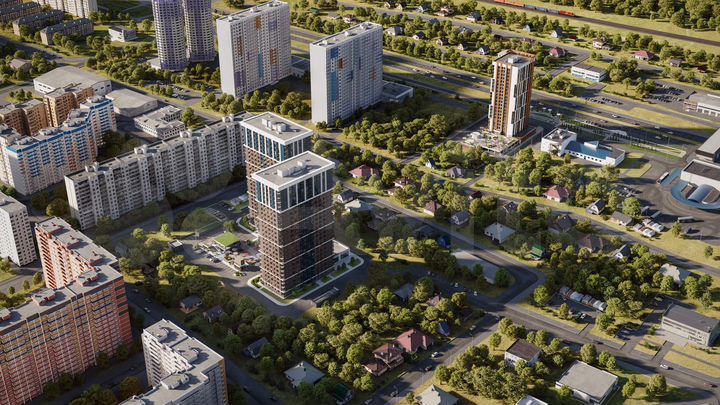 2-к. квартира, 69,1 м², 18/25 эт.