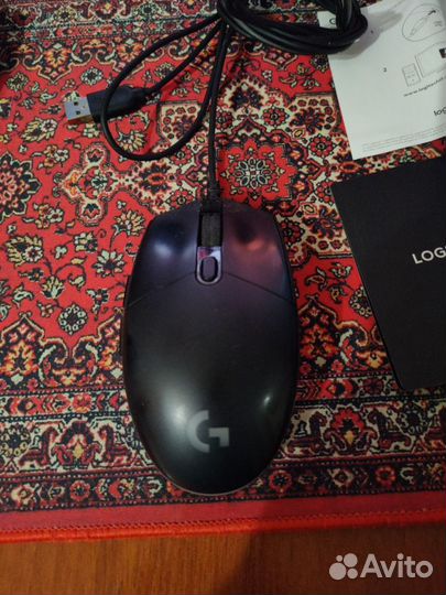 Игровая мышь logitech g102 lightsync black