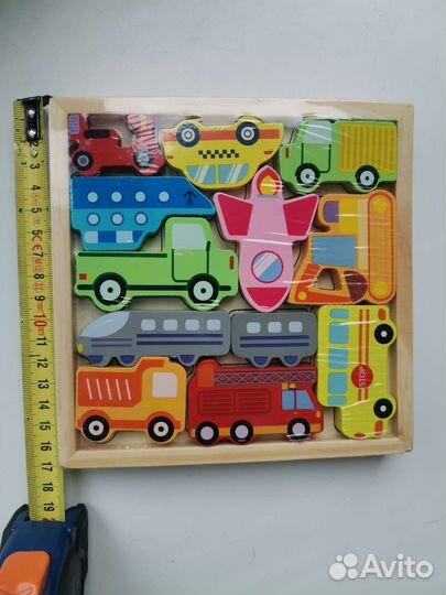 Головоломка развивающий конструктор транспорт