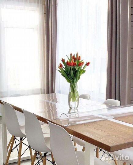 Скатерть гибкое стекло накладка защитная