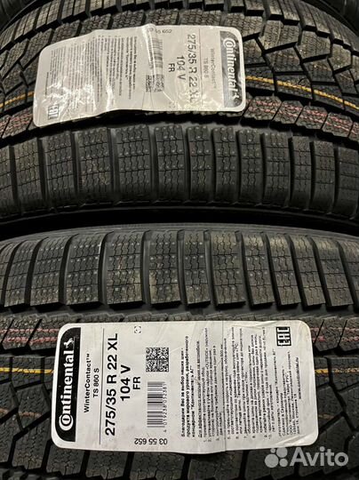 Continental ContiWinterContact TS 860S 275/35 R22 и 315/30 R22