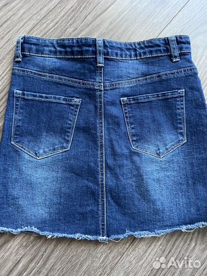 Юбка джинсовая