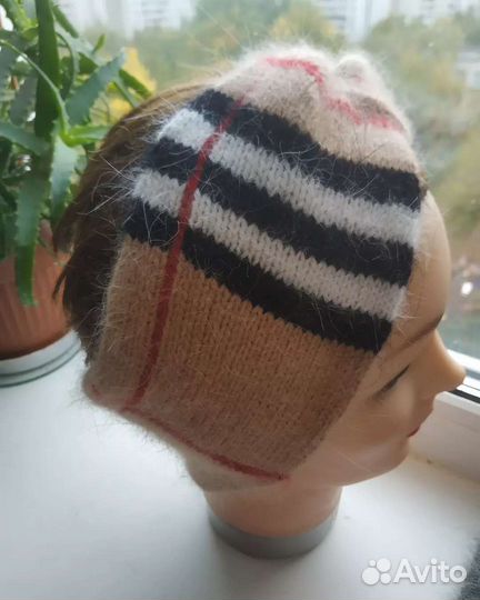 Повязка на голову вязаная