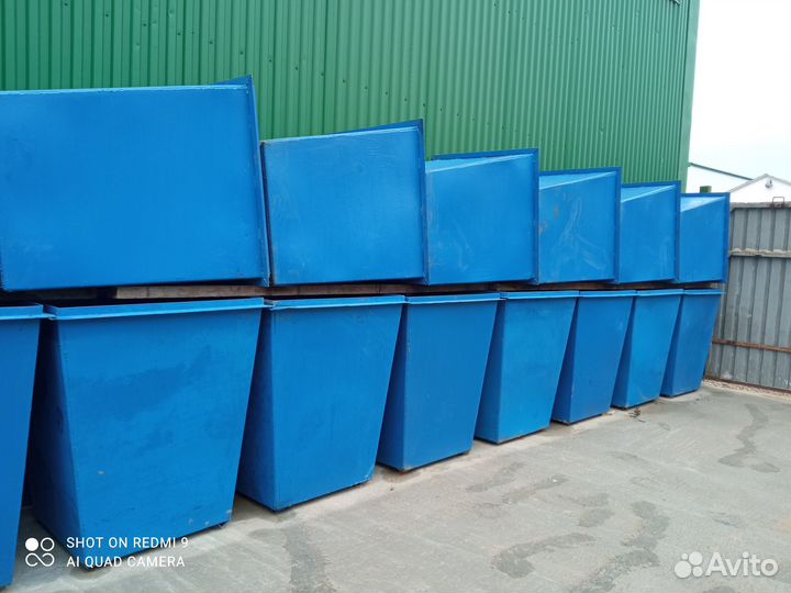 Контейнер для сбора тбо 0,75 м3(бак для мусора)