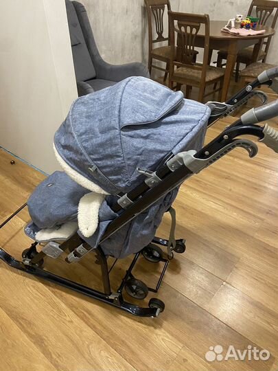 Санки коляска nika 7 8
