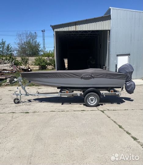 Волжанка 42+Mercury 9,9(f20m) +прицеп Водник А5