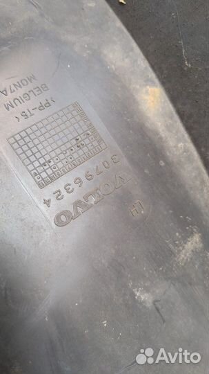 Защита арок (подкрылок) левая передняя Volvo S80