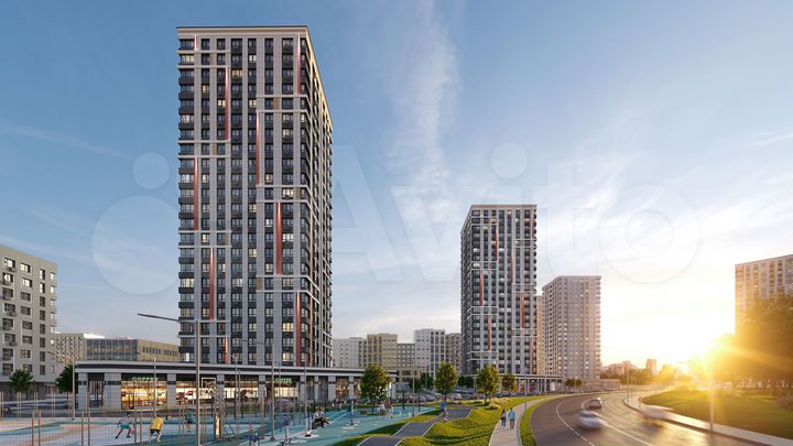 1-к. квартира, 47,1 м², 22/23 эт.