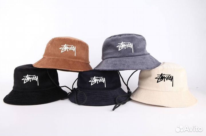 Панама Stussy Бежевая