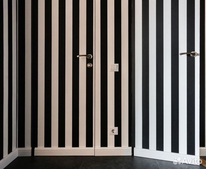 Скрытые межкомнатные двери под отделку