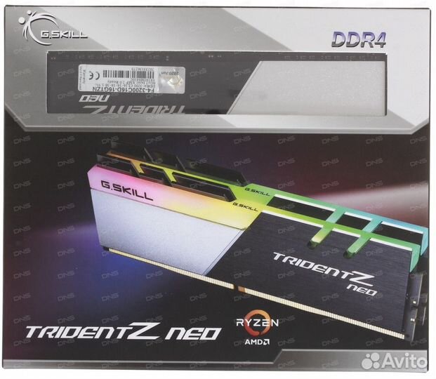 DDR4 3200 G.Skill trident Z Neo 16 гб RGB