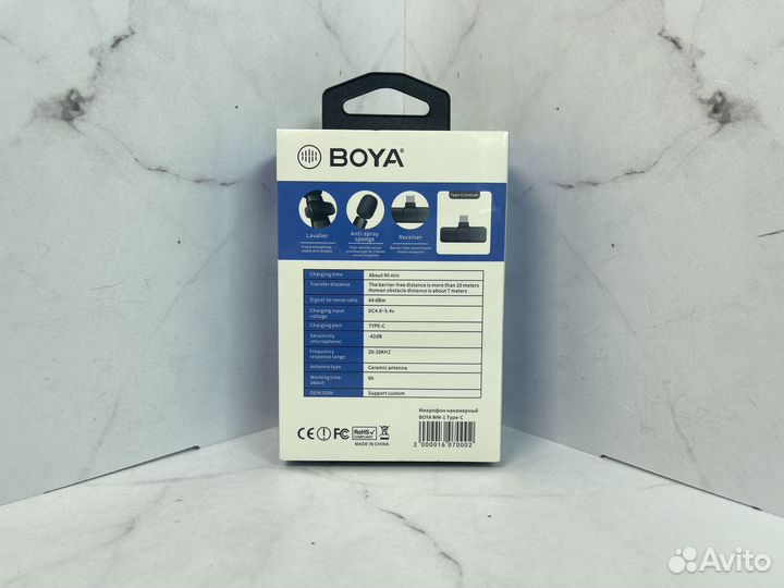 Петличный микрофон Boya WM-1 Type-C