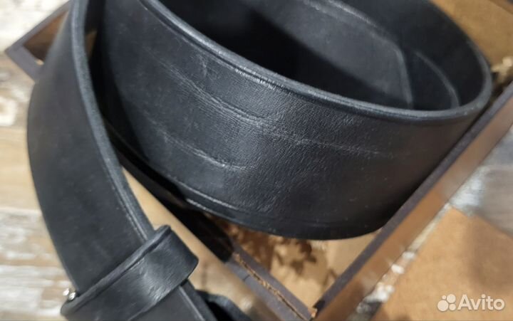 Мужской ремень из натуральной кожи ручной работы