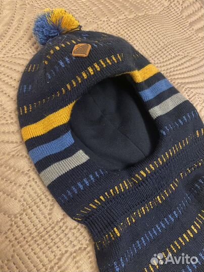 Шапка шлем для мальчика