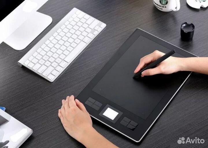 Графический планшет Huion dwh69 + 2 пера WI-FI