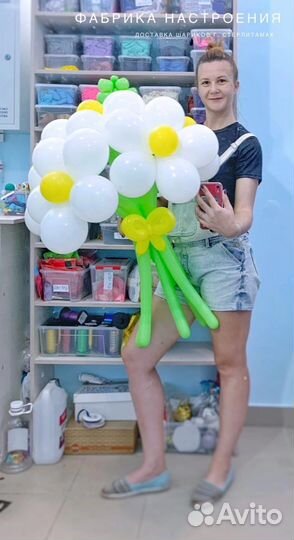 Цветы из шариков - лучший подарок