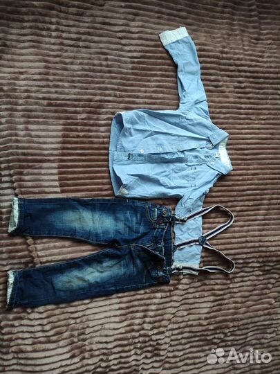 Рубашка на мальчика 92