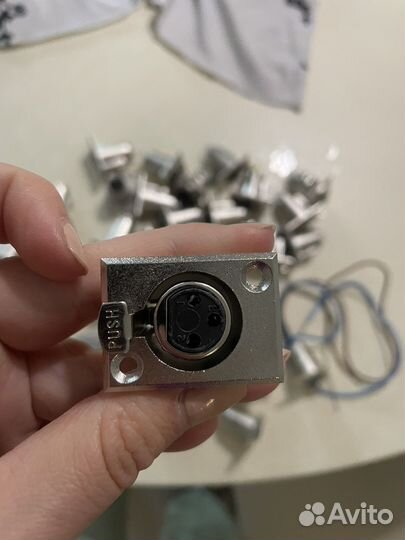 Гнезда XLR 3 pin разъем 17 шт