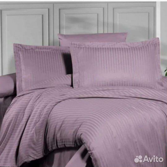 Белье постельное страйп сатин