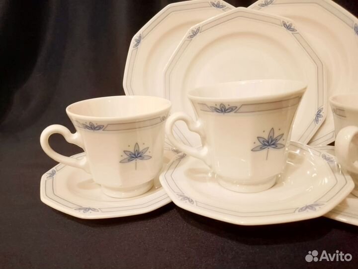 Чайная пара фарфор. Тарелка. Германия 90х.гг